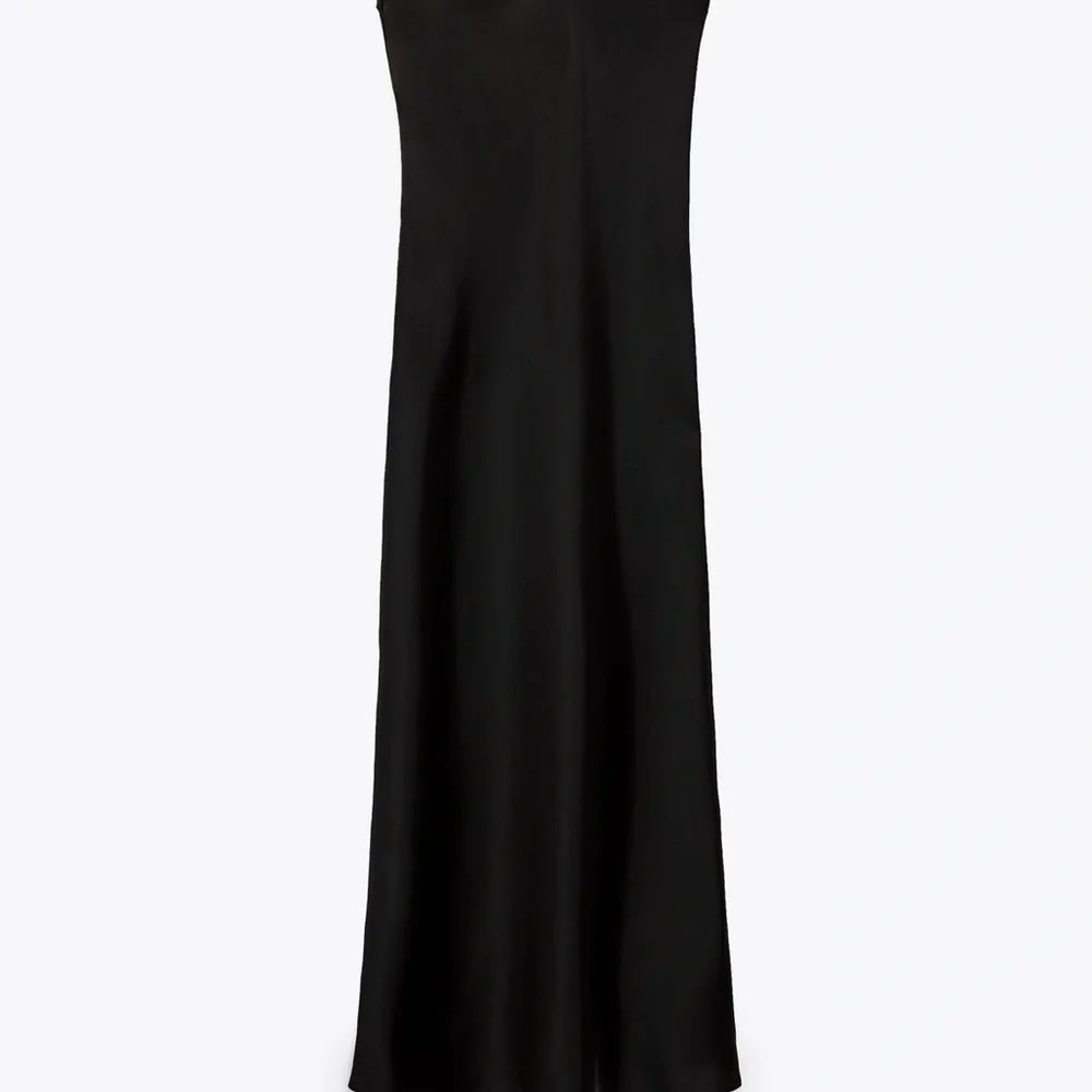 ZARA BLOGGERS FAV SATIN EFFECT DRESS - Picture 8 of 8